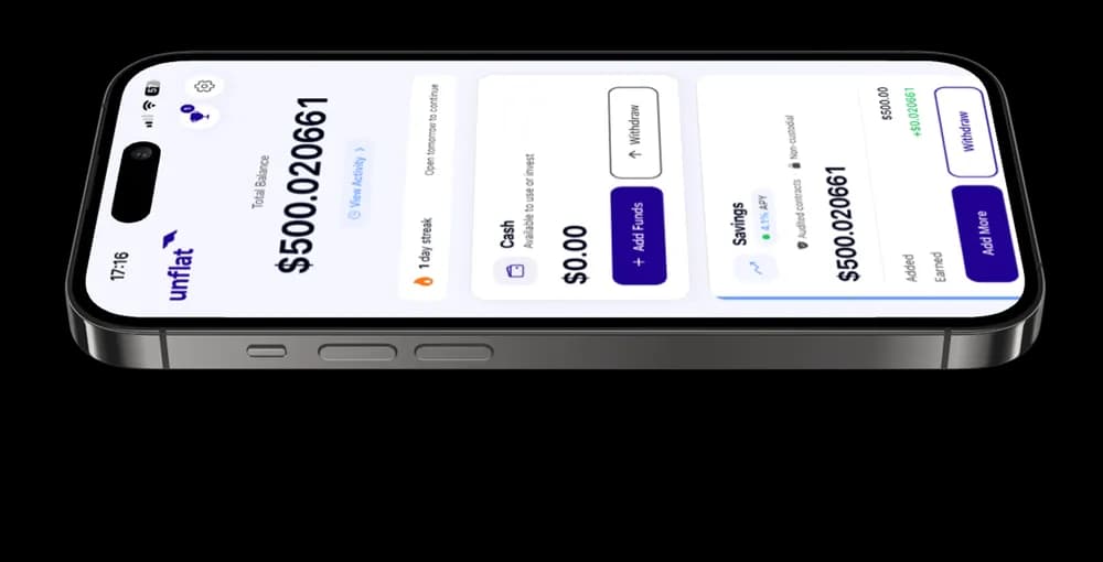 unflat App Interface